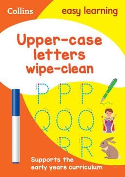 Upper Case Letters Age 3-5 Wipe Clean Activity Book 9780008212919