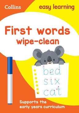 First Words Age 3-5 Wipe Clean Activity Book 9780008212933