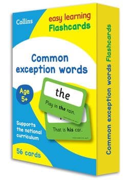 Common Exception Words Flashcards: Ideal for Home Learning (Collins Easy Learning KS1) 9780008335854