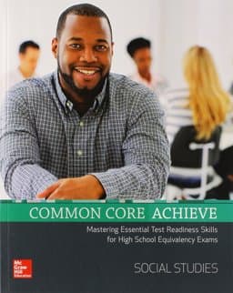Common Core Achieve, Social Studies Subject Module 9780021355648