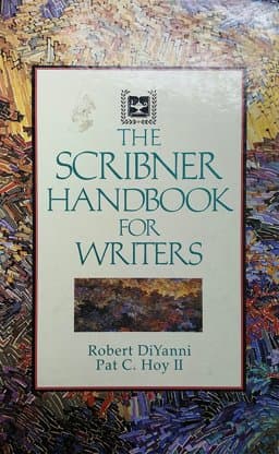 The Scribner Handbook for Writers 9780023298646