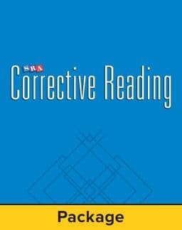 Corrective Reading Comprehension Level a, Student Workbook 9780026748018
