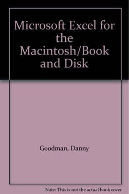 Microsoft Excel for the Macintosh 9780028010533