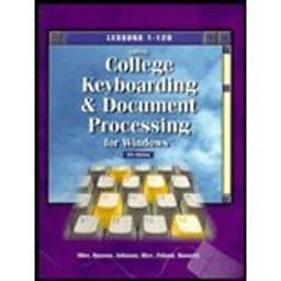 College Keyboarding Document Processing Combined Text 9780028031521