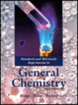 Standard and Microscale Experiments in General Chemistry 9780030074295
