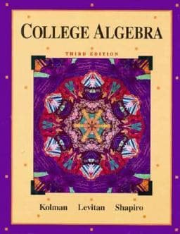 College Algebra 9780030469343