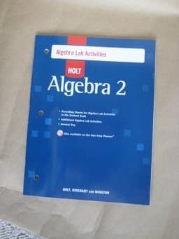 Lab Acts W/Answ Algebra 2 2007 9780030784125