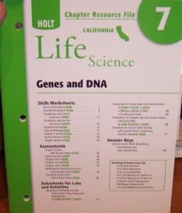 Crf Ch #7 Holt California Sci 2007 Life 9780030799501