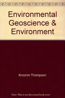 Environmental Geoscience and Environment 9780030988684
