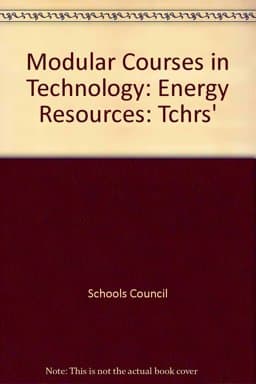 Energy Resources 9780050033814
