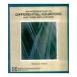 An Introduction to Differential Equations and Their Applications 9780071133159