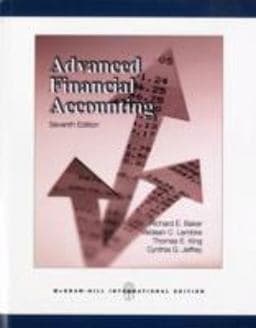 Advanced Financial Accounting 9780071259132
