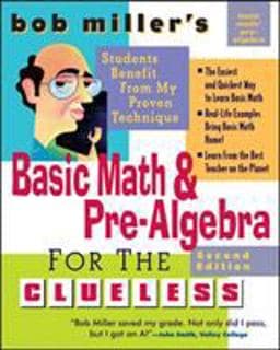 Bob Miller's Basic Math and Pre-Algebra for the Clueless, 2nd Ed 9780071488464