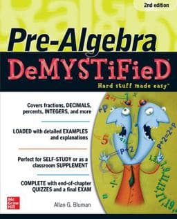 Pre-Algebra DeMYSTiFieD, Second Edition 9780071742528