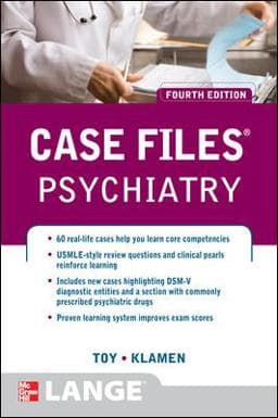 Case Files Psychiatry, Fourth Edition 9780071753913