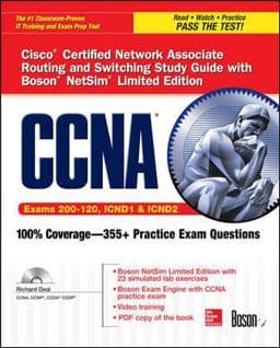 CCNA Cisco Certified Network Associate Routing and Switching Study Guide (Exams 200-120, ICND1, and ICND2), with Boson NetSim Limited Edition 9780071832083