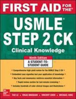 First Aid for the USMLE Step 2 CK, Ninth Edition 9780071844574