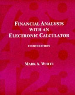 Financial Analysis with an Electronic Calculator 9780072299731