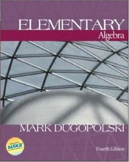 Elementary Algebra 9780072443912