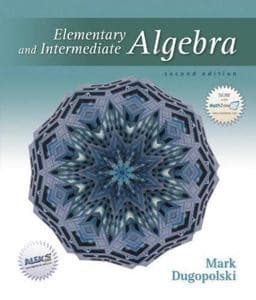 Elementary and Intermediate Algebra 9780072538953