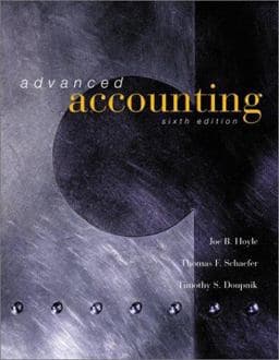 Advanced Accounting 9780072829655