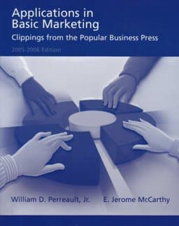 Applications in basic Mktg 2005-2006 9780072864717