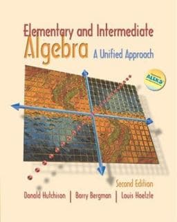 Elementary and Intermediate Algebra 9780072930290