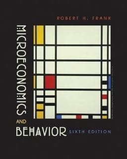 Microeconomics and Behavior 9780072977455