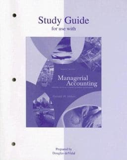 Managerial Accounting Study Guide 9780073022925