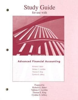 Study Guide for Use with Advanced Financial Accounting 9780073210889