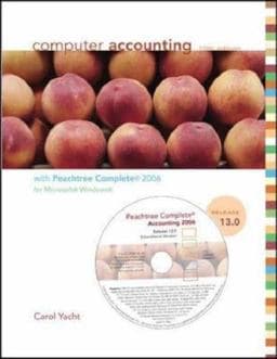 Computer Accounting with Peachtree Complete 2006, Release 13. 0 9780073288512