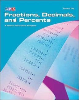 Corrective Mathematics Fractions, Decimals, and Percents, Additional Answer Key 9780076024797
