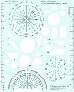 Everyday Mathematics 4, Grades 4-6, Geometry Template 9780076045853