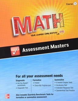 Glencoe Math, Course 1, Assessment Masters 9780076623273