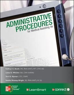 Administrative Procedures for Medical Assisting 9780077340070