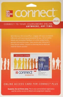 Connect Plus Humanities Access Card for the Humanistic Tradition (Volume 2, Books 3 To 6) 9780077437725