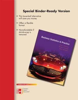 Loose-Leaf for Business Statistics Practice 9780077534837