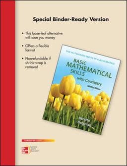 Loose Leaf Version for Basic Math Skills with Geometry 9780077574055