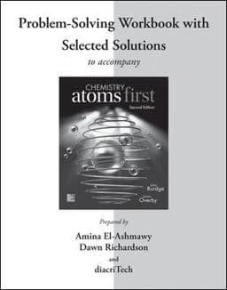 Problem Solving Workbook for Chemistry: Atoms First 9780077646448