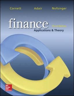 Finance: Applications and Theory 9780077861681