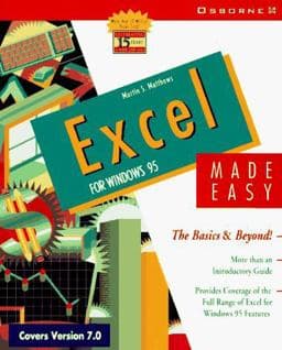 Excel for Windows 95 Made Easy 9780078821516