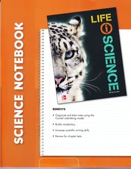 Glencoe Life IScience, Grade 7, Science Notebook, Student Edition 9780078894275
