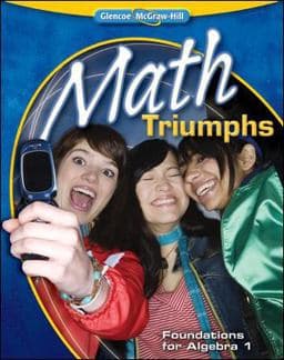 Math Triumphs--Foundations for Algebra 1 9780078908460