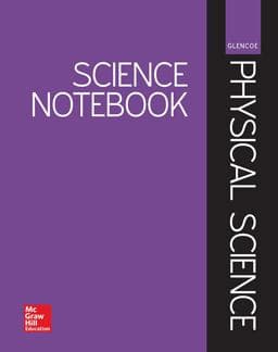 Glencoe Physical Science, Science Notebook, Student Edition 9780078962998