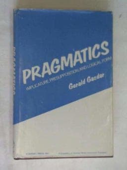 Pragmatics 9780122784507