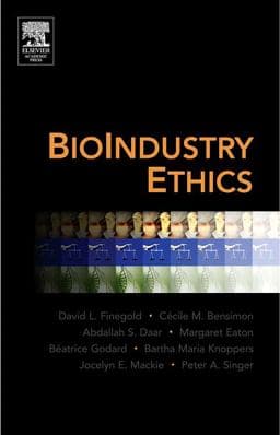 BioIndustry Ethics 9780123693709