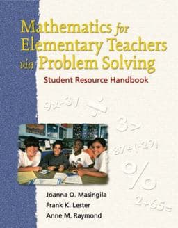 Mathematics for Elementary Teachers Viaproblem Solving 9780130178794