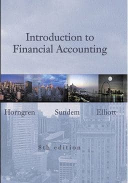 Introduction to Financial Accounting 9780130323712