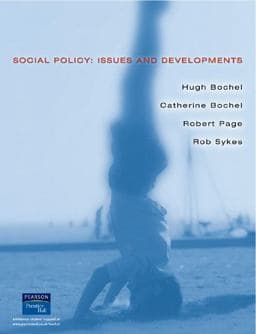 Social Policy, Issues and Developments 9780130870094
