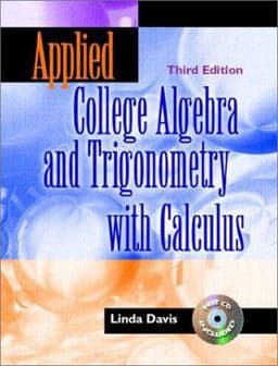 Applied College Algebra and Trigonometry with Calculus 9780130939050